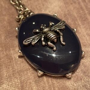 Rare Marilyn Schiff Honey Bee Pendant Necklace